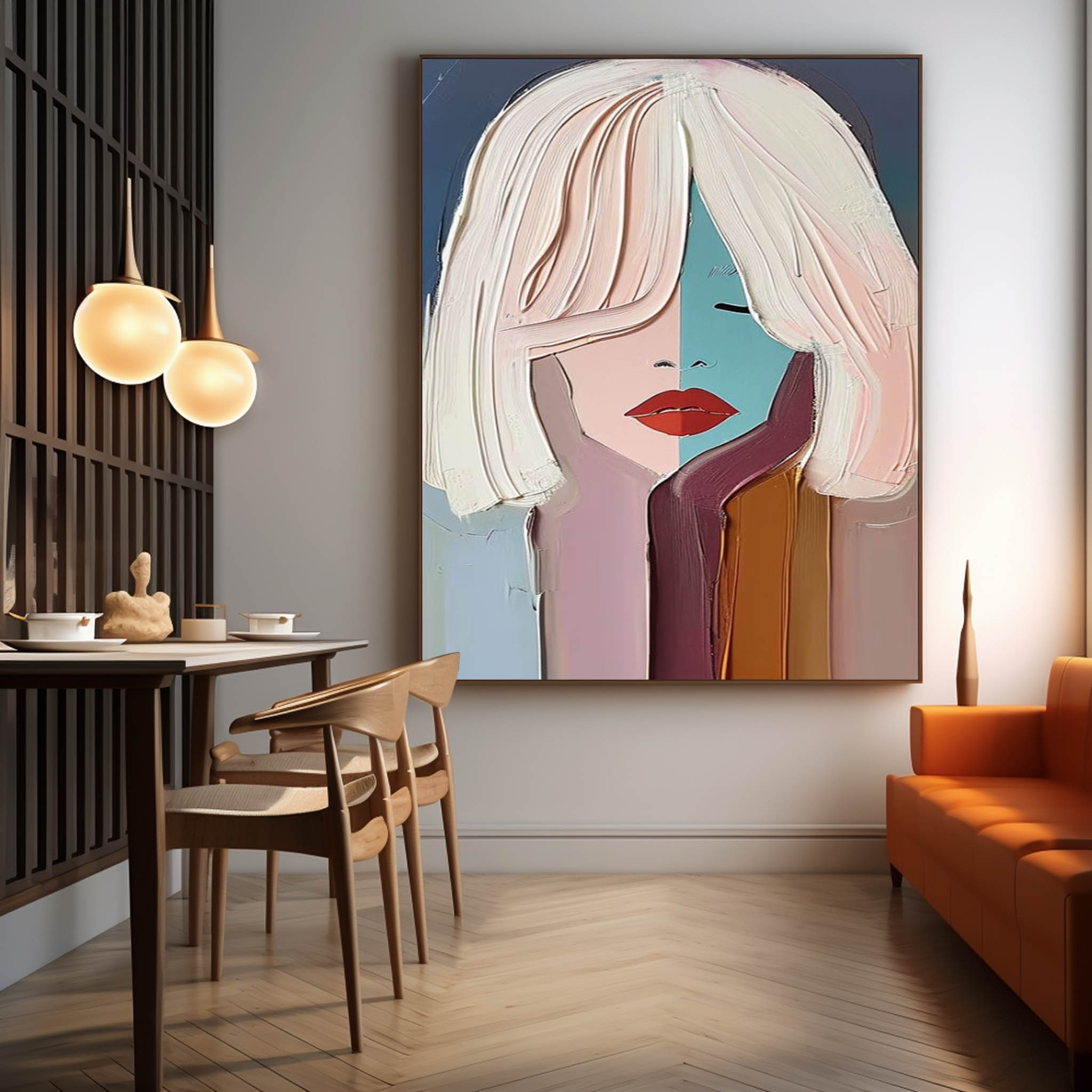 Abstract Portrait Art #MS065